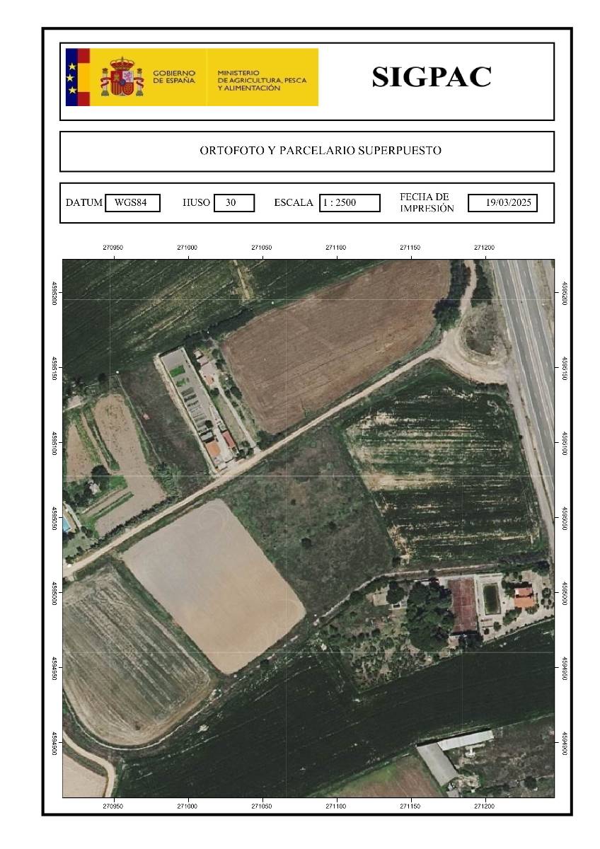 imagen 1 de "¡Oportunidad única! Parcela de regadío de 8247 m² excelentemente comunicada"