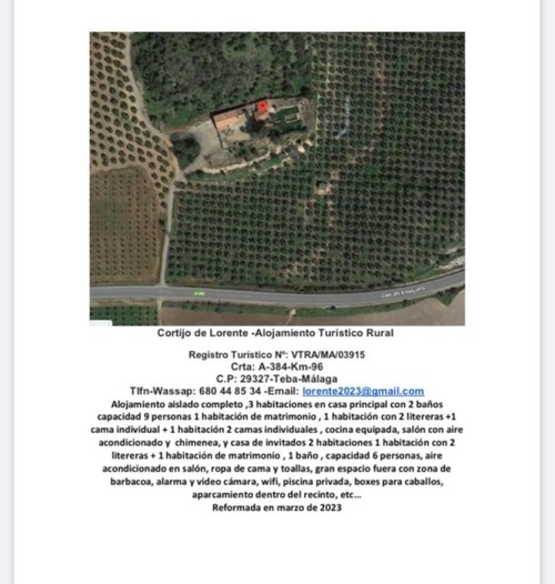 imagen 25 de CORTIJO DE LORENTE ALOJAMIENTO RURAL - TEBA - MALAGA