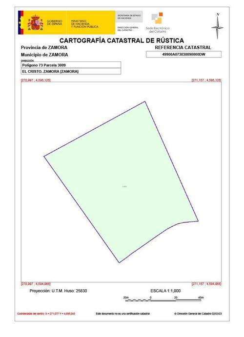 imagen 2 de "¡Oportunidad única! Parcela de regadío de 8247 m² excelentemente comunicada"